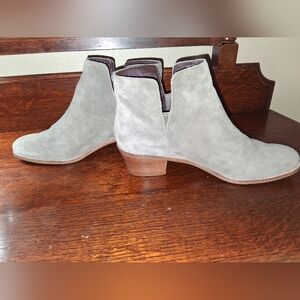 Cole Haan Suede Ankle Boots in Taupe